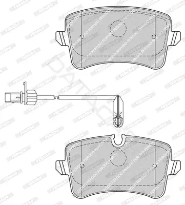 Тормозные колодки FERODO FDB4410