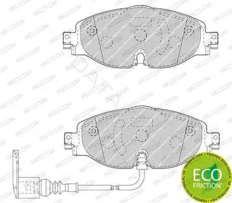 Тормозные колодки FERODO FDB4433