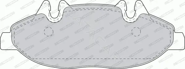 Тормозные колодки FERODO FVR1493
