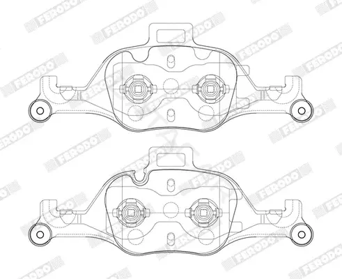 Тормозные колодки FERODO FDB5114