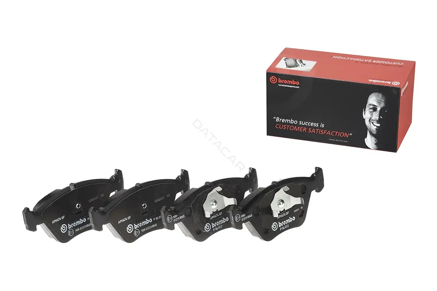 Тормозные колодки BREMBO P06012