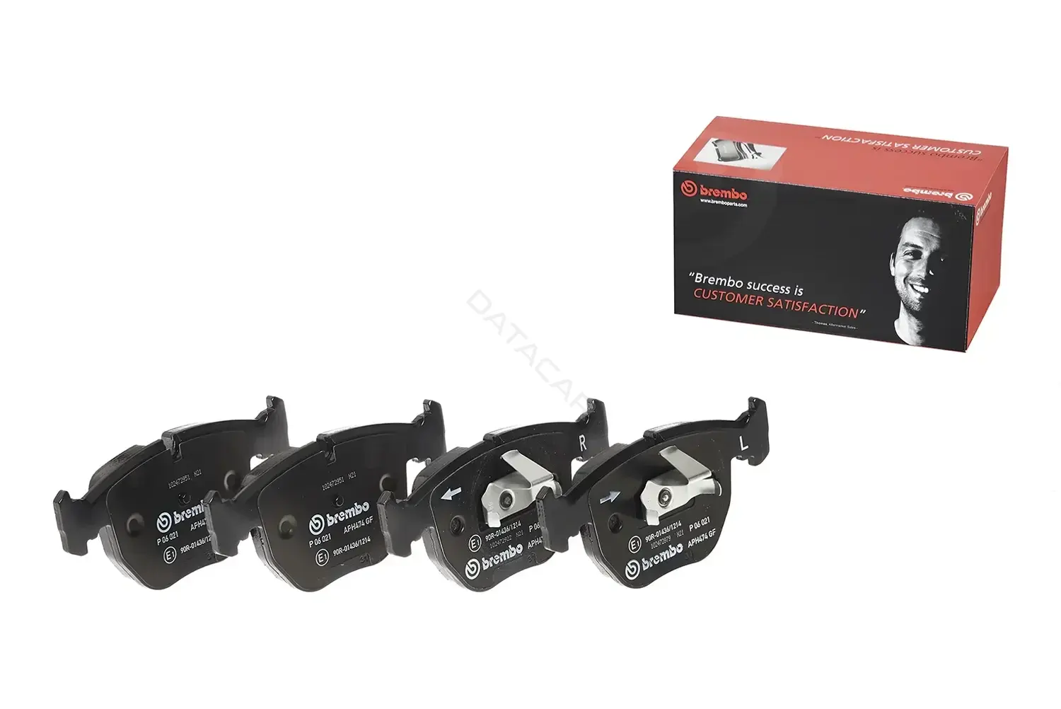 Тормозные колодки BREMBO P06021