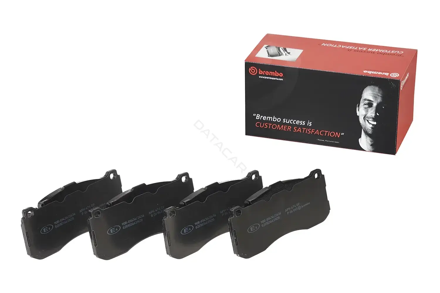 Тормозные колодки BREMBO P06041