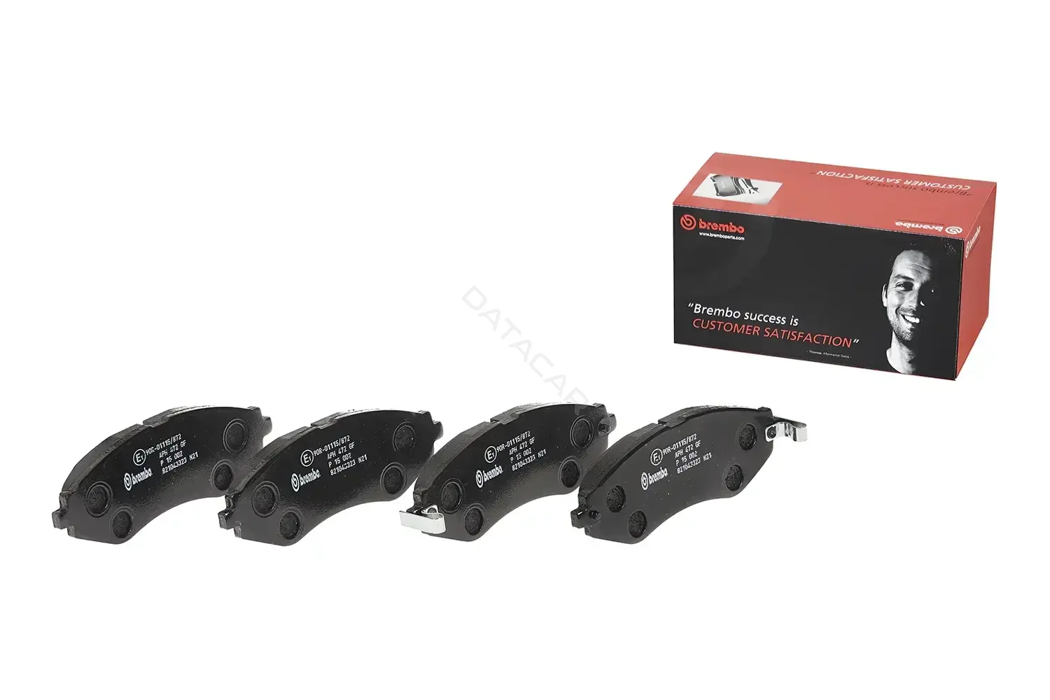 Тормозные колодки BREMBO P15002