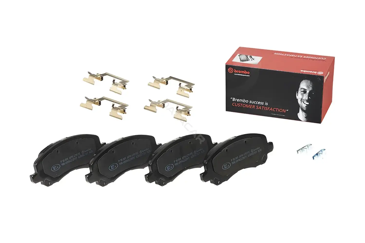 Тормозные колодки BREMBO P18001