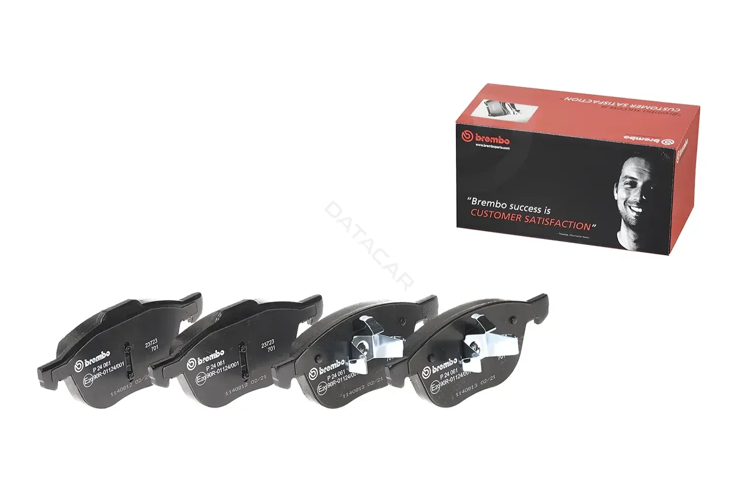 Тормозные колодки BREMBO P24061