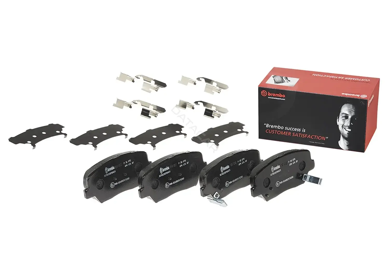 Тормозные колодки BREMBO P30070