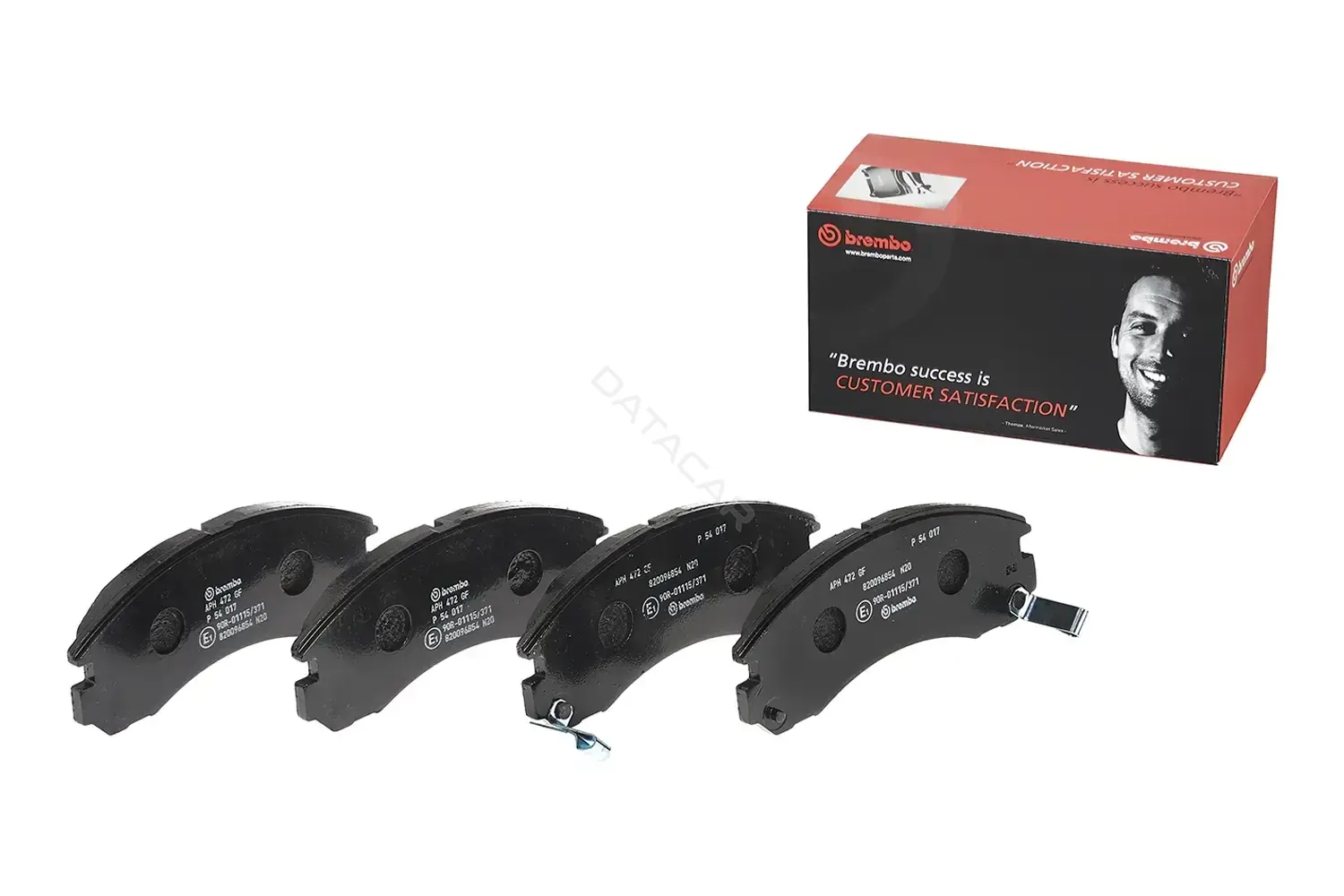 Тормозные колодки BREMBO P54017