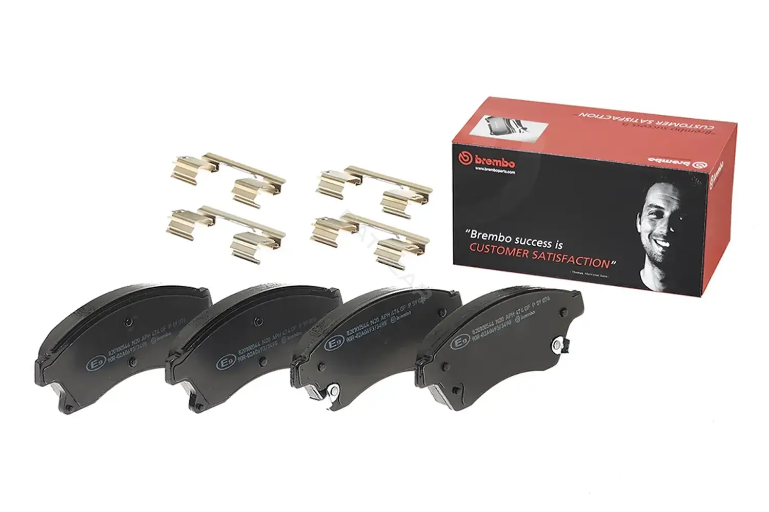 Тормозные колодки BREMBO P59076