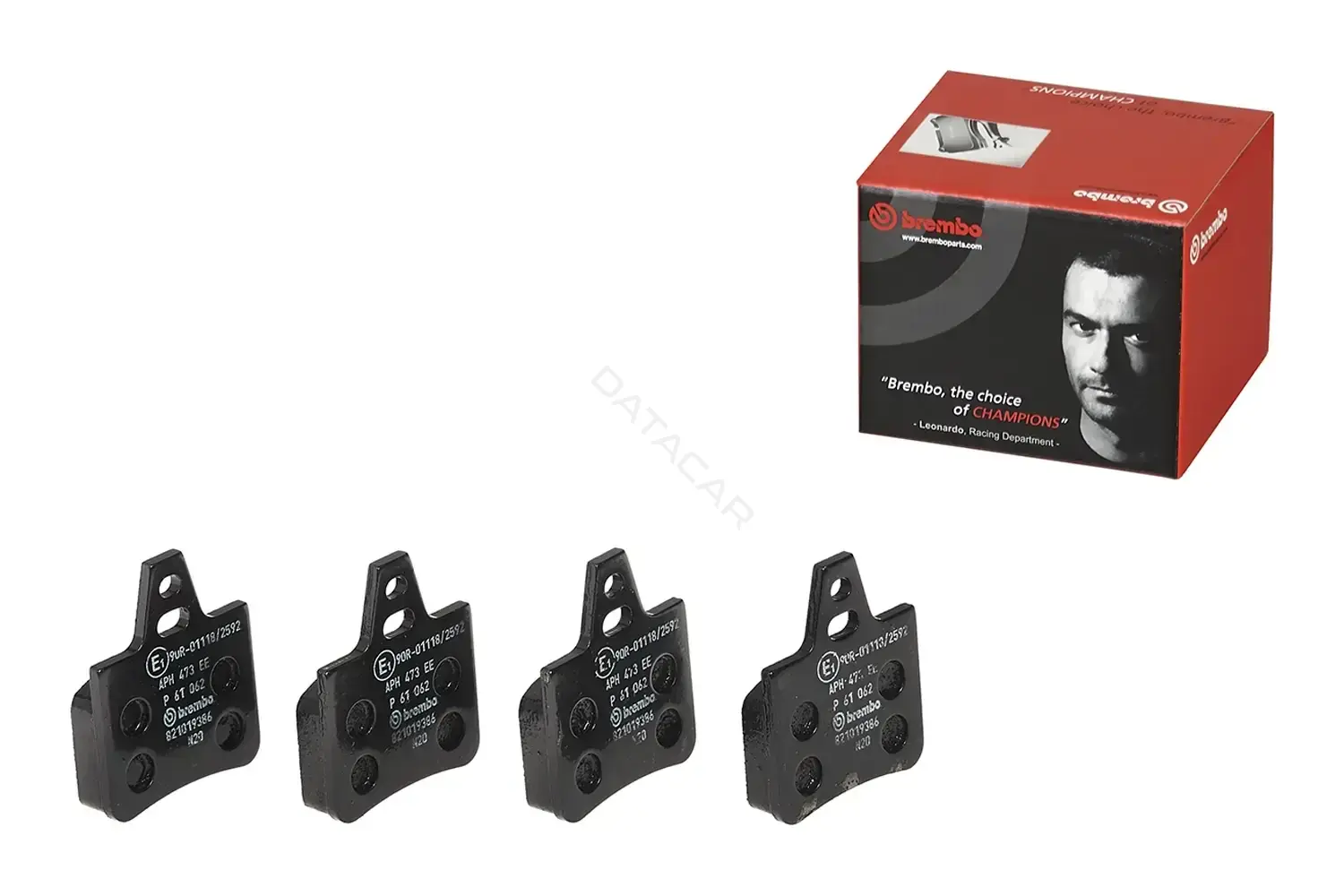 Тормозные колодки BREMBO P61062