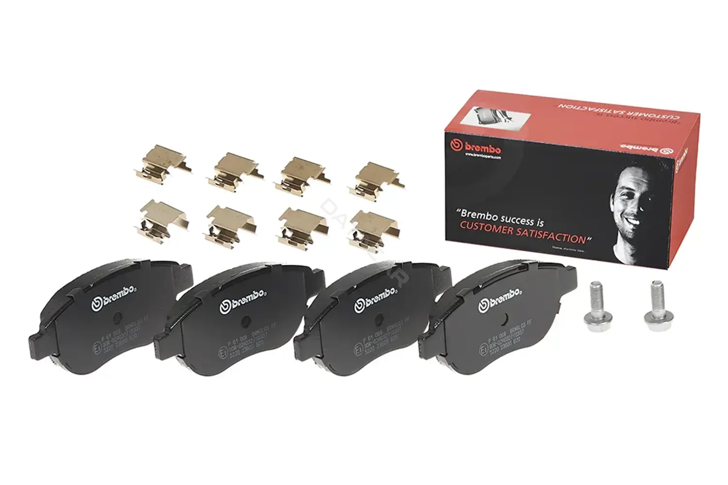 Тормозные колодки BREMBO P61068