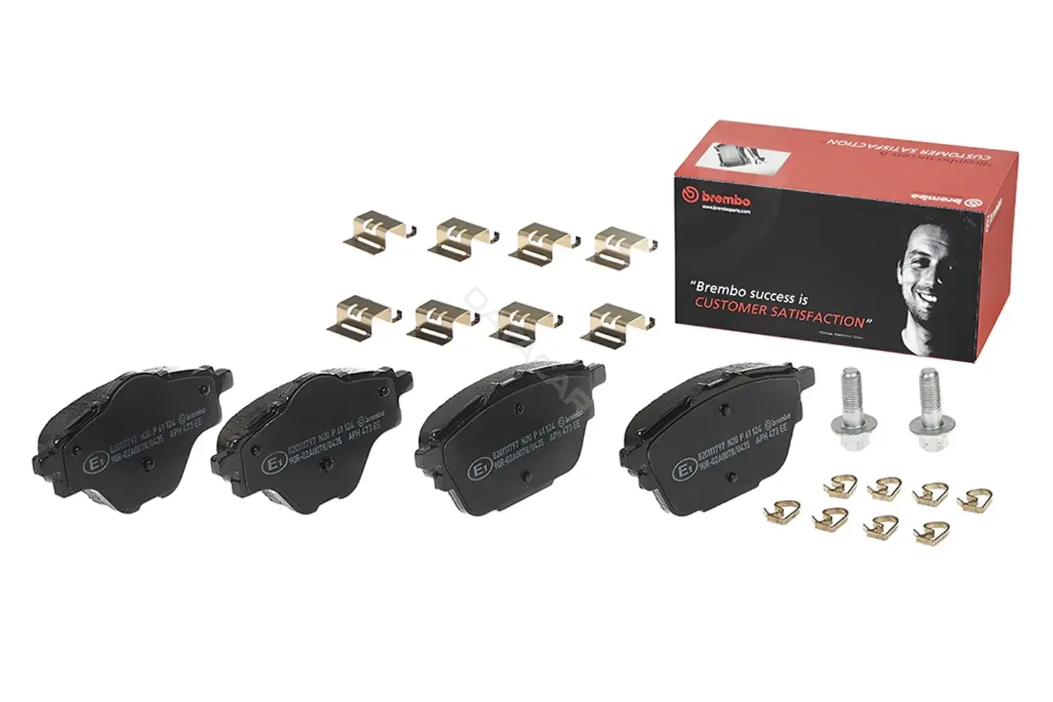 Тормозные колодки BREMBO P61124