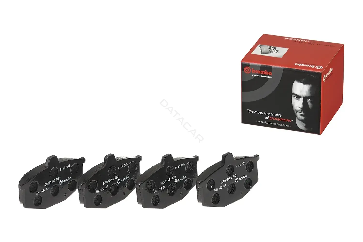 Тормозные колодки BREMBO P68005