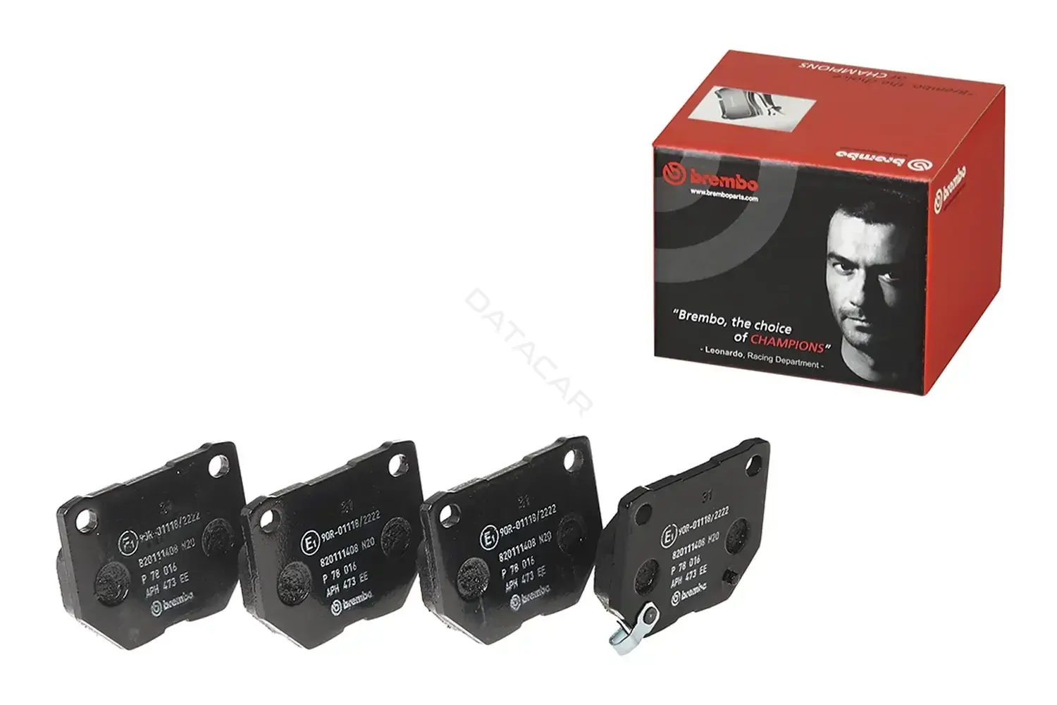 Тормозные колодки BREMBO P78016