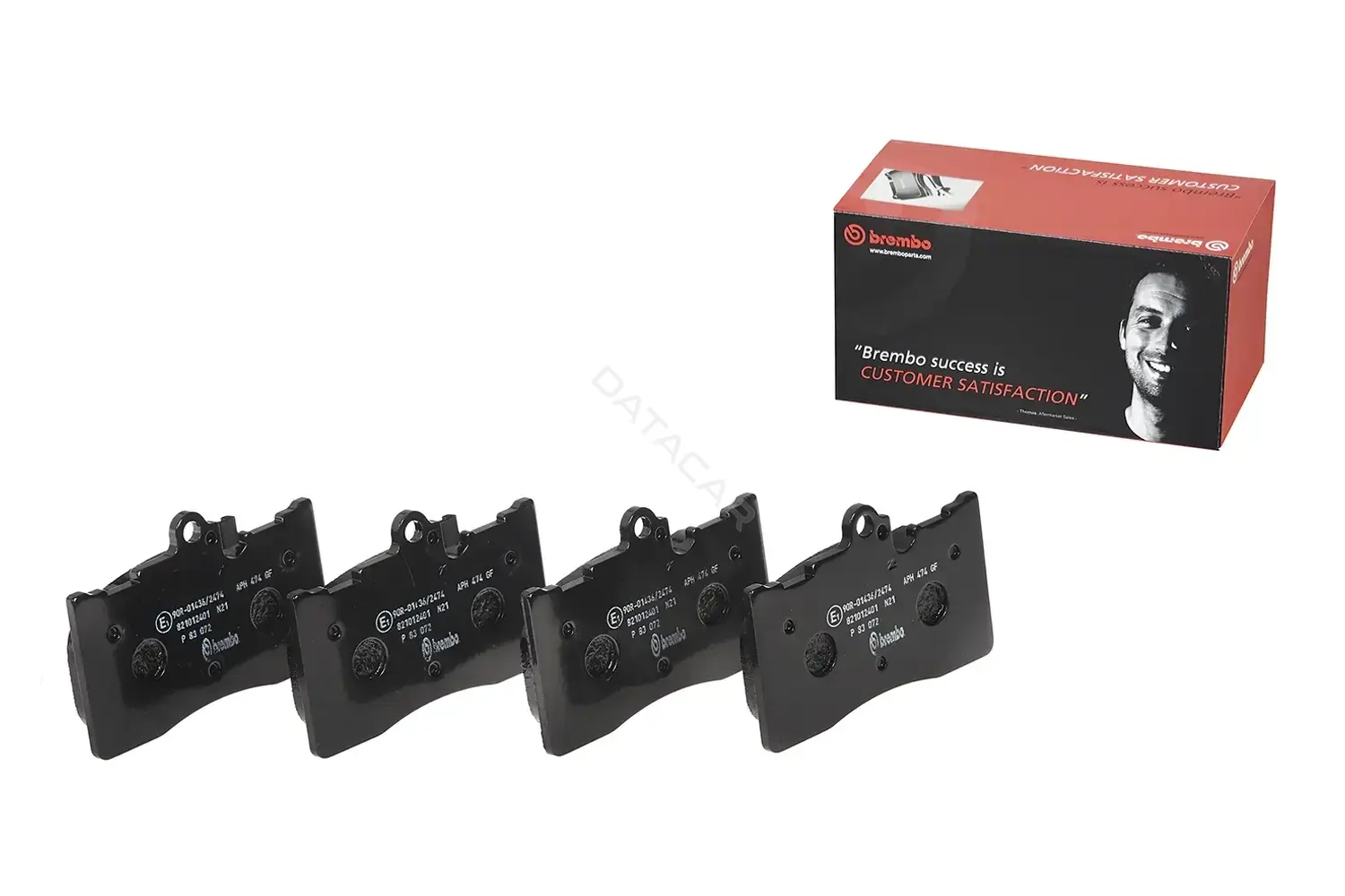 Тормозные колодки BREMBO P83072