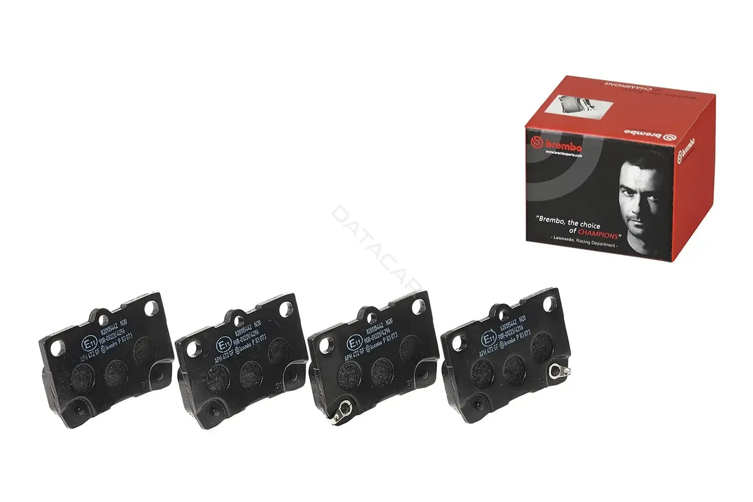Тормозные колодки BREMBO P83073