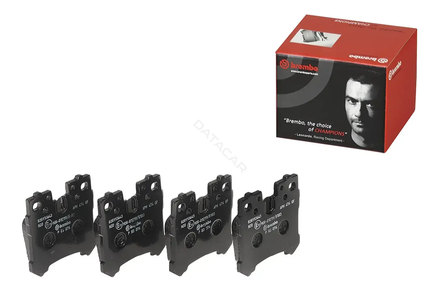 Тормозные колодки BREMBO P83076