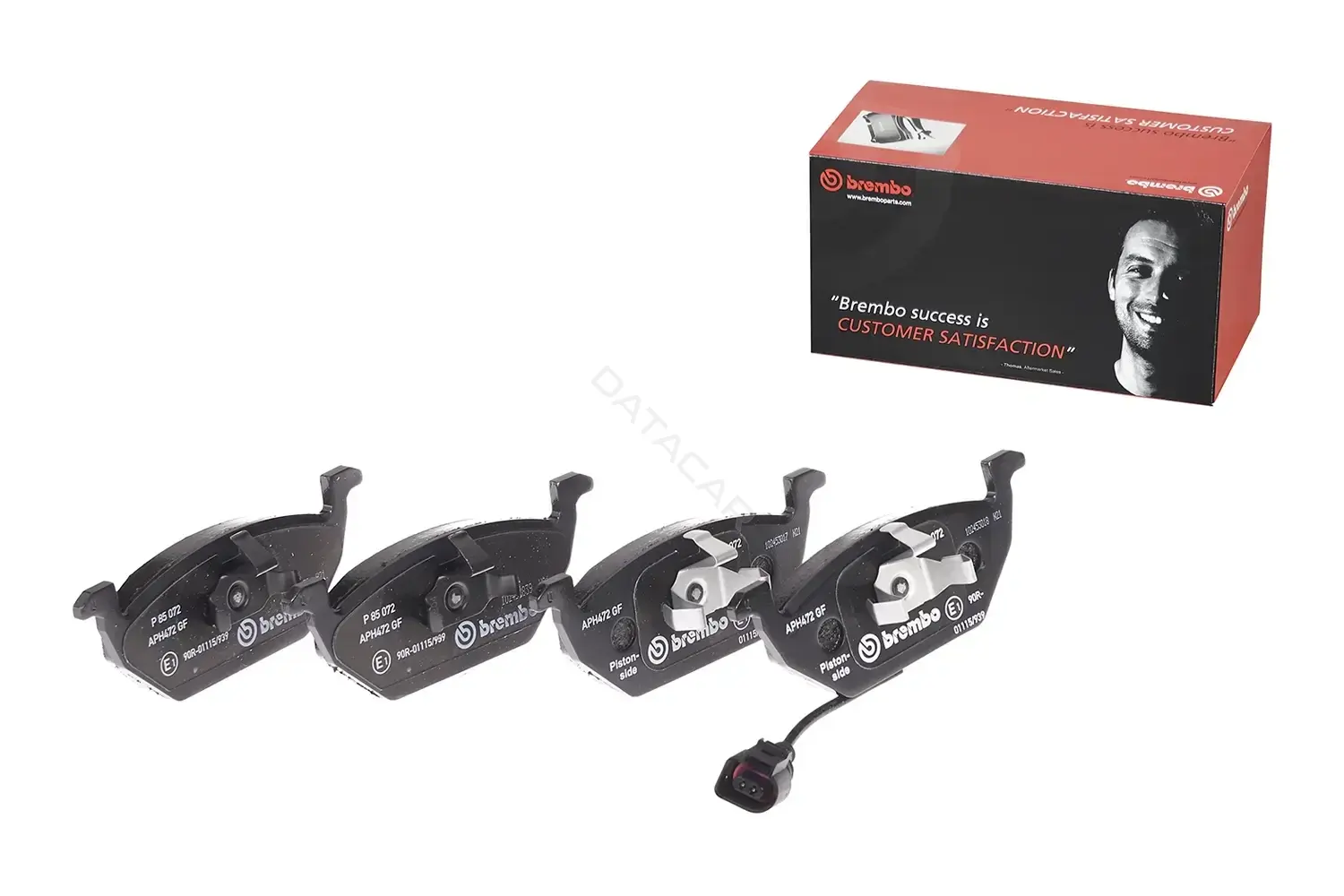 Тормозные колодки BREMBO P85072