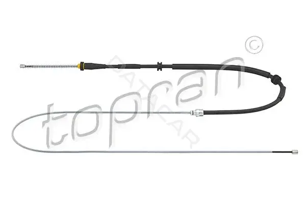 Трос ручника TOPRAN 701706