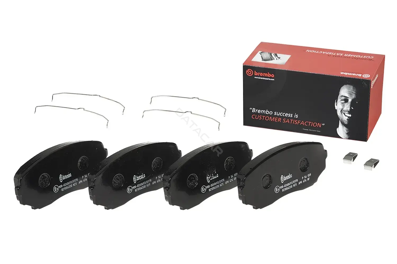 Тормозные колодки BREMBO P54059