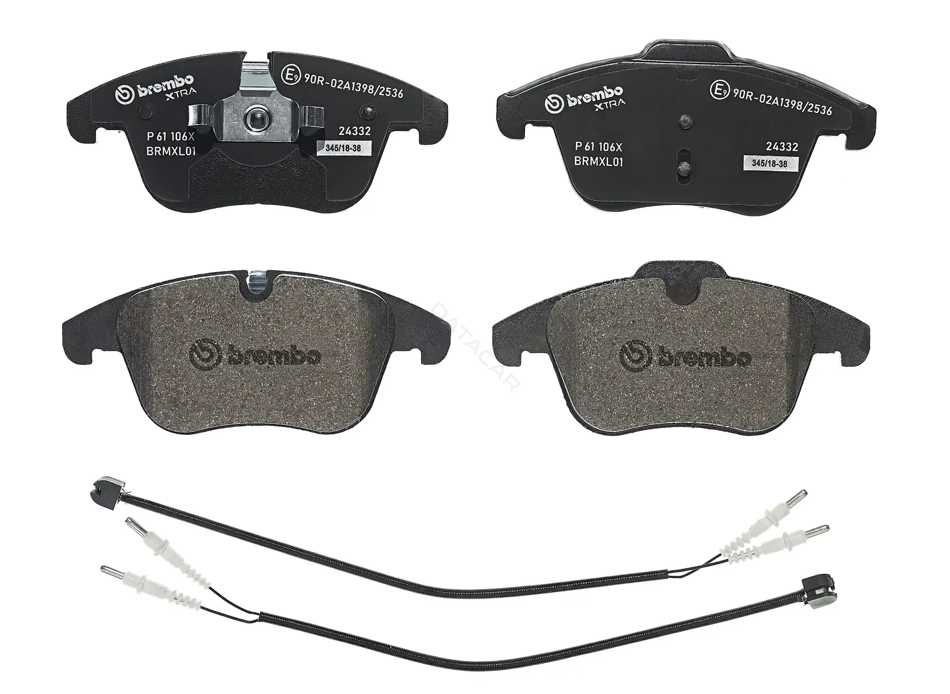 Тормозные колодки BREMBO P61106X