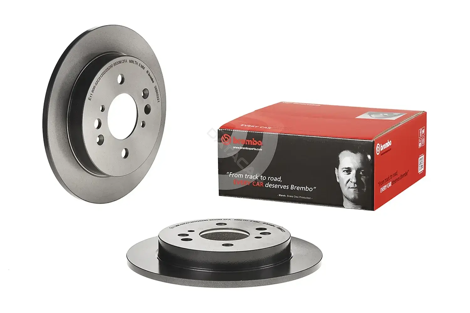 Тормозные диски BREMBO 08.B602.21
