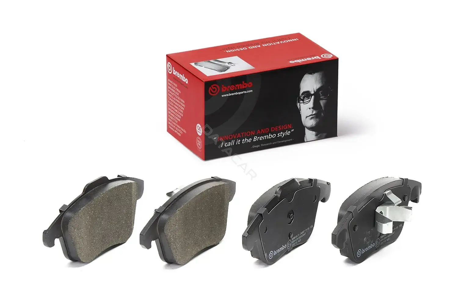 Тормозные колодки BREMBO P61136