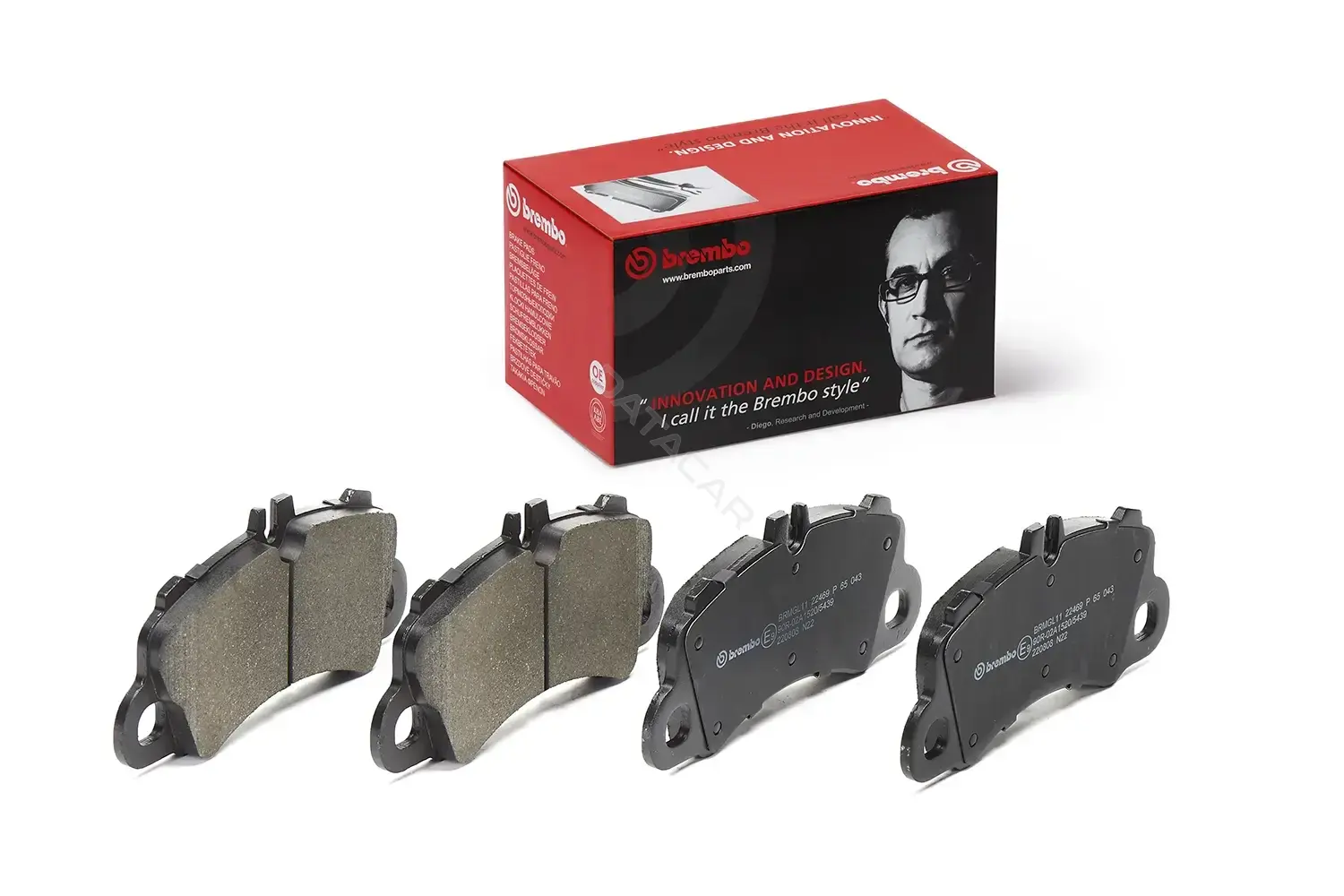 Тормозные колодки BREMBO P65043