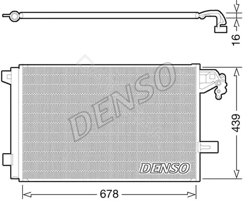 Радиатор кондиционера DENSO DCN32063