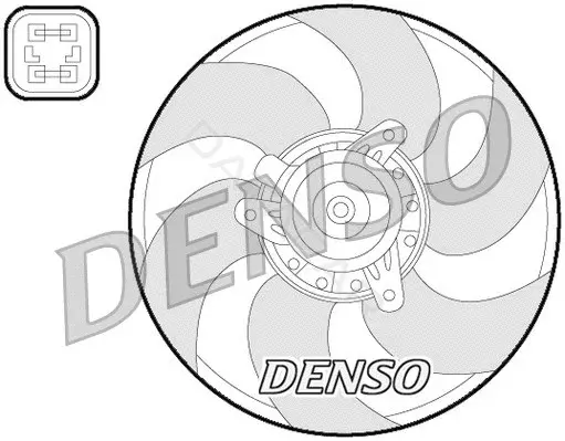 Вентилятор радиатора DENSO DER07009