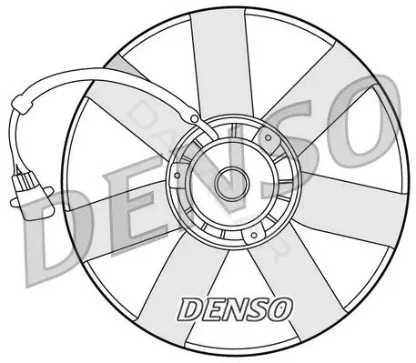 Вентилятор радиатора DENSO DER32002