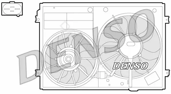 Вентилятор радиатора DENSO DER32012