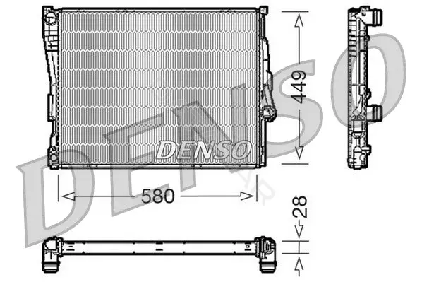 Радиатор охлаждения DENSO DRM05069