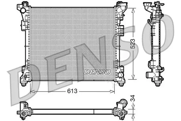 Радиатор охлаждения DENSO DRM06006