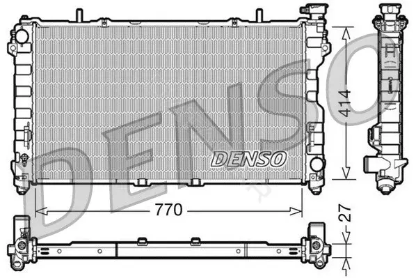 Радиатор охлаждения DENSO DRM06011
