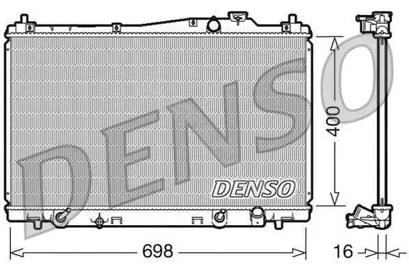 Радиатор охлаждения DENSO DRM40017