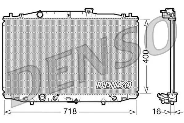 Радиатор охлаждения DENSO DRM40024