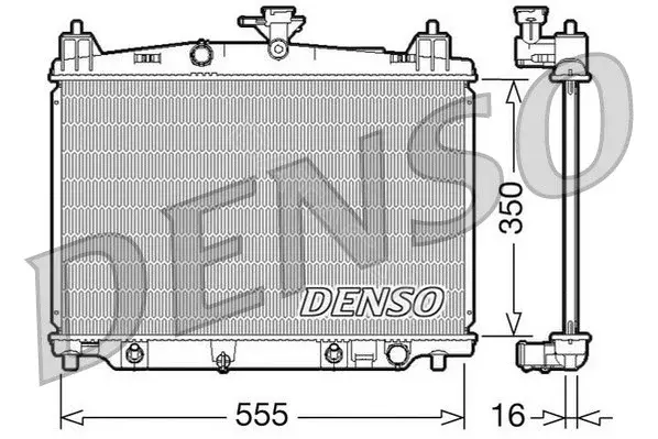 Радиатор охлаждения DENSO DRM44018