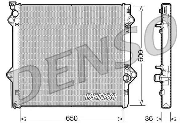 Радиатор охлаждения DENSO DRM50049