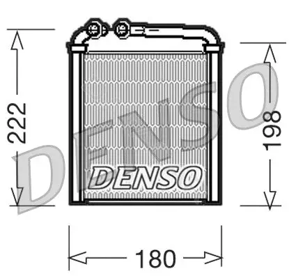 Радиатор печки DENSO DRR32005