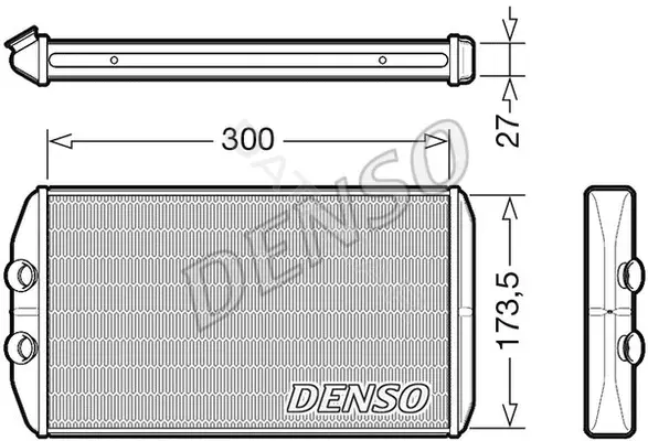 Радиатор печки DENSO DRR12008