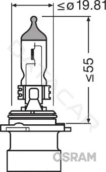 Лампочки OSRAM 9006XS