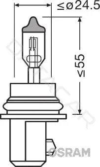 Лампочки OSRAM 9007