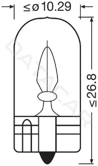 Лампочки OSRAM 2821-2BL