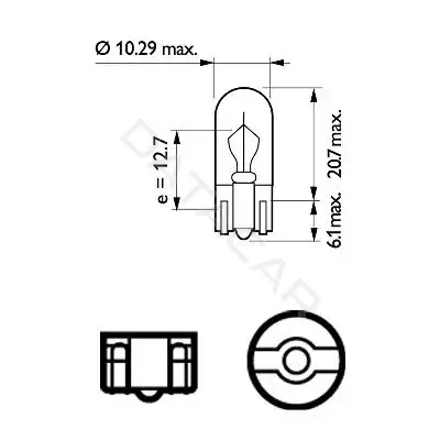 Лампочки PHILIPS 12256CP