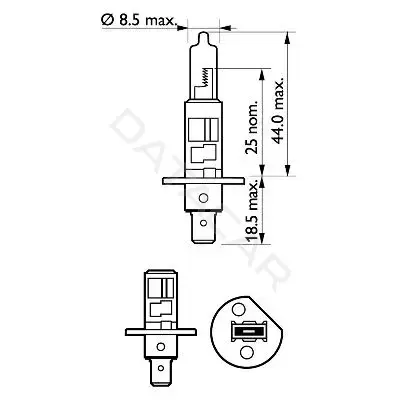 Лампочки PHILIPS 12258LLECOB1