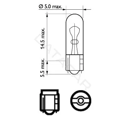 Лампочки PHILIPS 12521CP