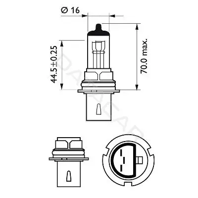 Лампочки PHILIPS 9004C1