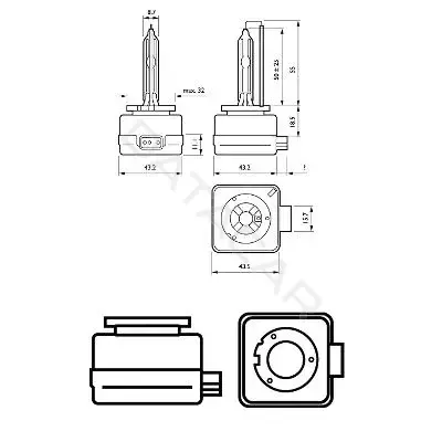 Лампочки PHILIPS 42403XV2C1