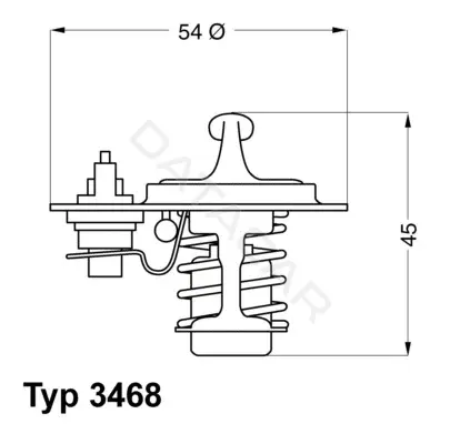 Термостат WAHLER 3468.88D
